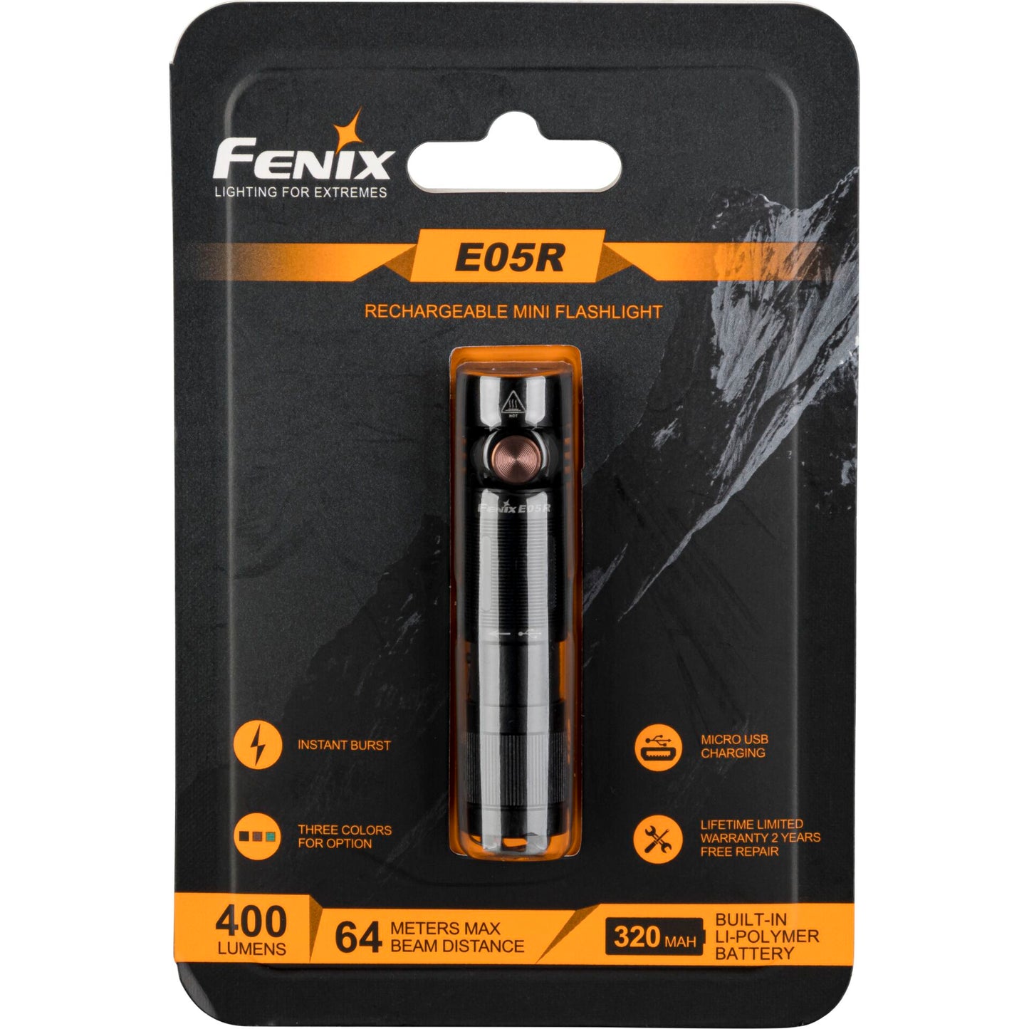 Fenix E05R 400 lm Torch
