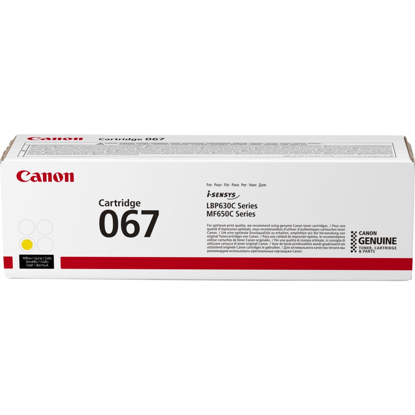 Canon Toner Cartridge 067 Y yellow