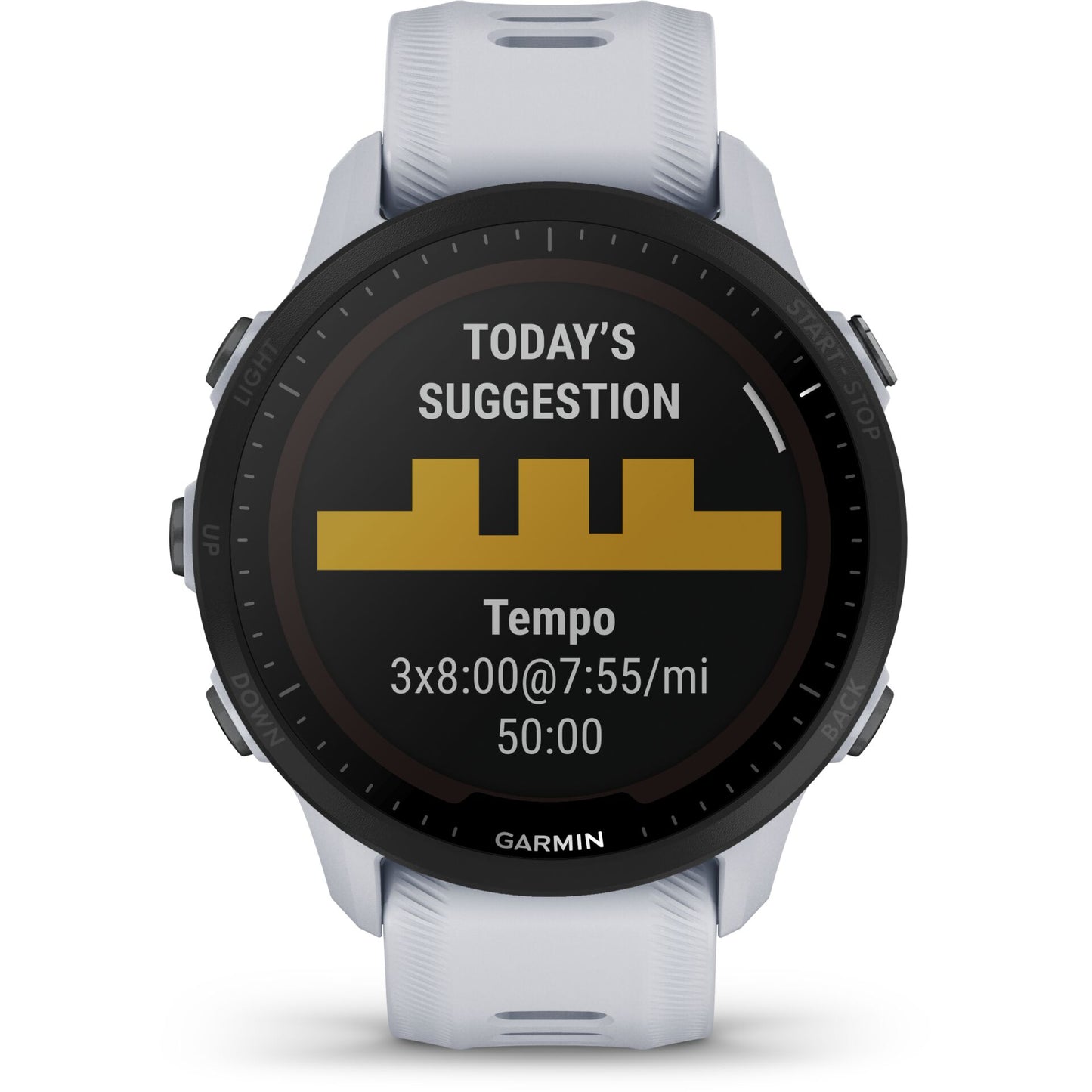 Garmin Forerunner 955 Solar Whitestone/black