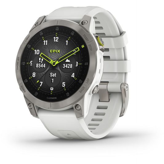 Garmin EPIX (Gen 2) snow white/titanium Titan