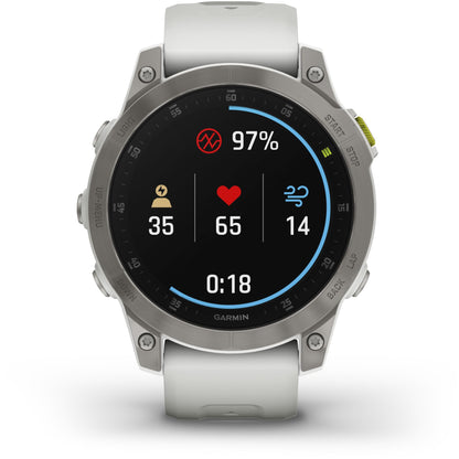 Garmin EPIX (Gen 2) snow white/titanium Titan