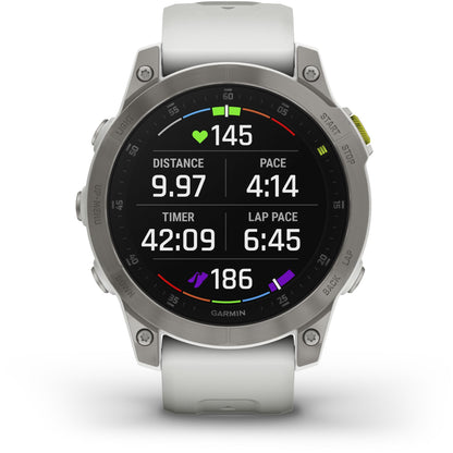 Garmin EPIX (Gen 2) snow white/titanium Titan