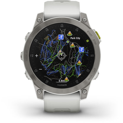 Garmin EPIX (Gen 2) snow white/titanium Titan
