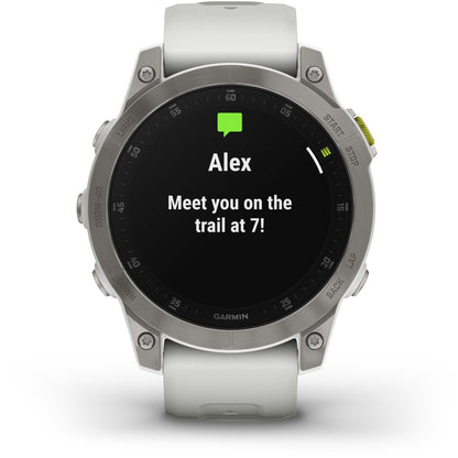 Garmin EPIX (Gen 2) snow white/titanium Titan