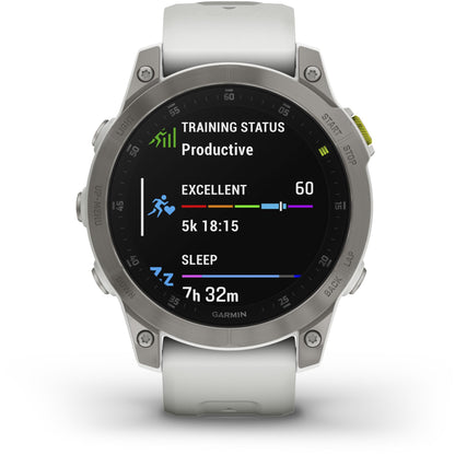 Garmin EPIX (Gen 2) snow white/titanium Titan