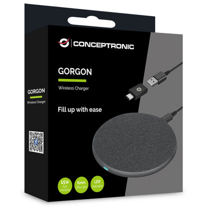 Conceptronic GORGON03G 15W Wireless Charger