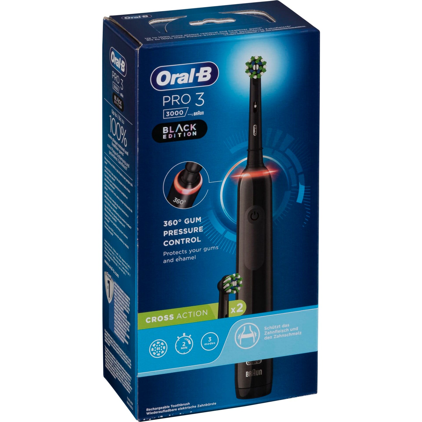 Oral-B PRO 3 3000 Cross Action Black Edition  JAS 22