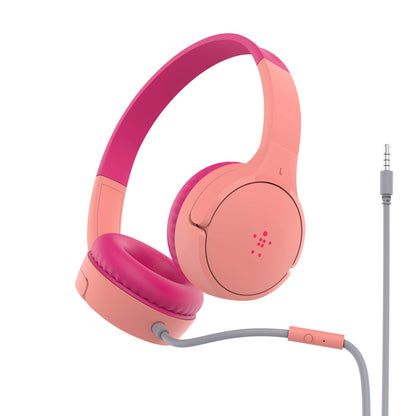 Belkin Soundform Mini On-Ear Kids Headphone pink AUD004btPK
