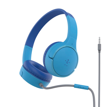 Belkin Soundform Mini On-Ear Kids Headphone blue AUD004btBL