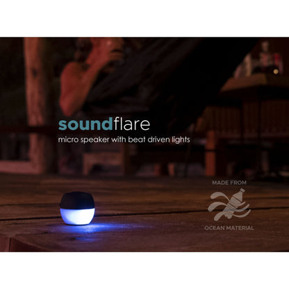 Boompods Tide Round  Speaker Soundflare Black