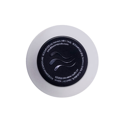 Boompods Tide Round  Speaker Soundflare White