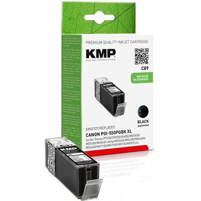 KMP C89 ink cartridge black compatible mit Canon PGI-550PGBK
