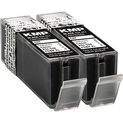 KMP C89D ink cartridge sw DP comp. with Canon PGI-550PGBK