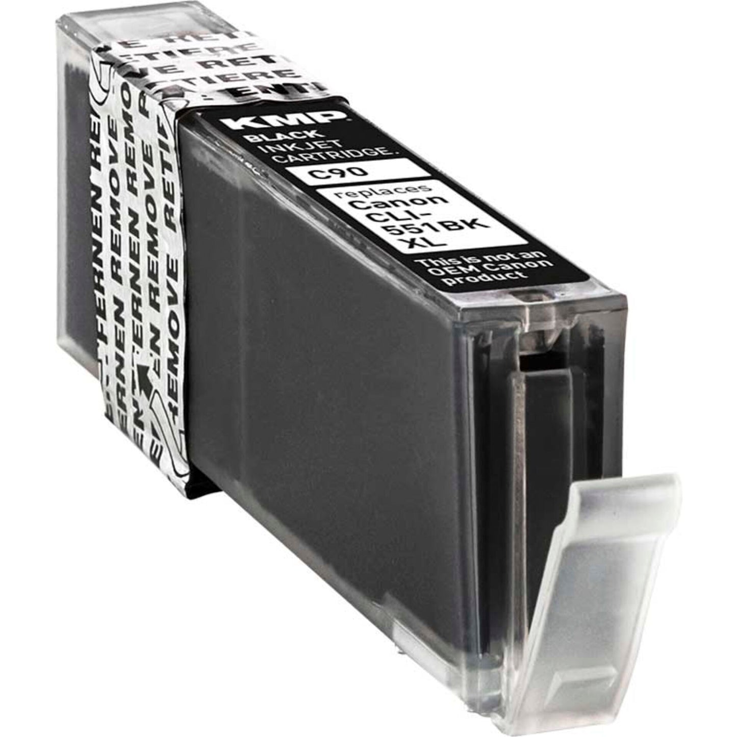KMP C90 ink cartridge black comp. with Canon CLI-551 BK XL