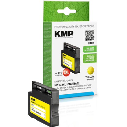 KMP H107 ink cartridge yellow comp. with HP CN 056 AE 933 XL
