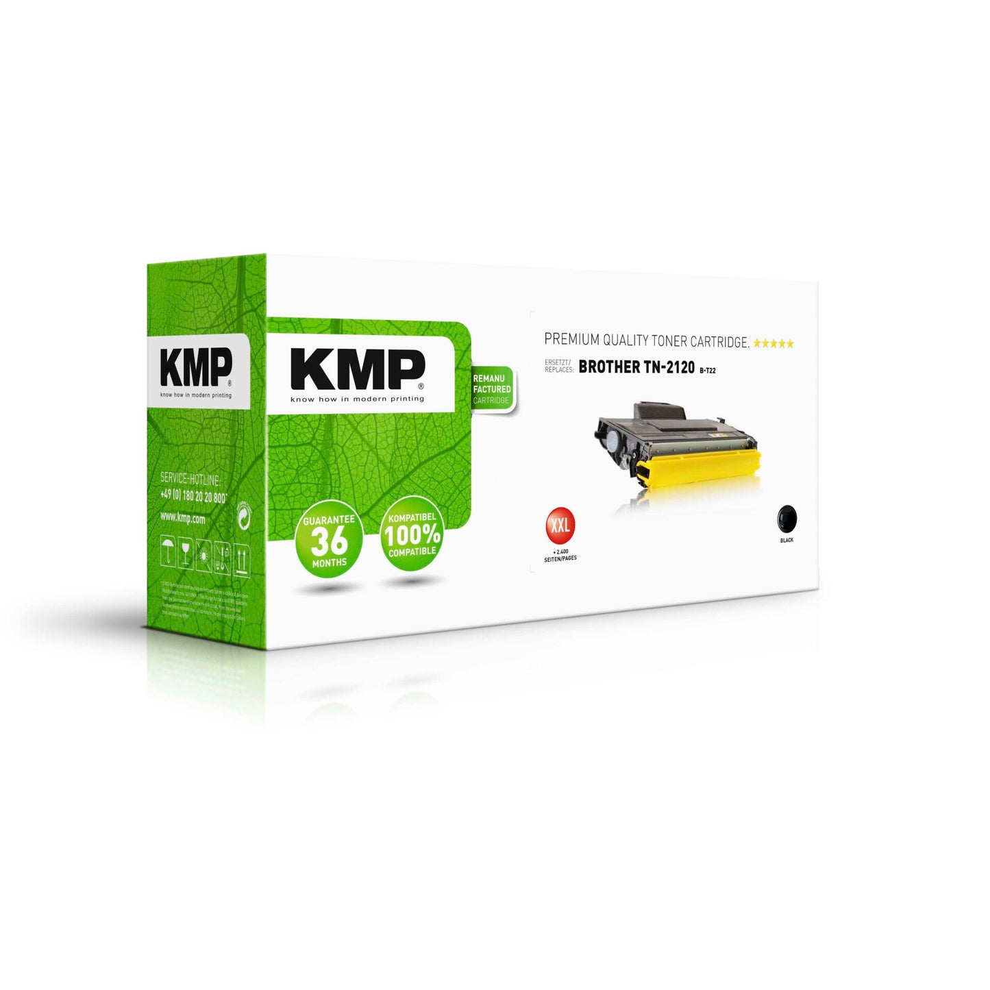 KMP B-T22 Toner black XXL comp. with Brother TN-2120 X