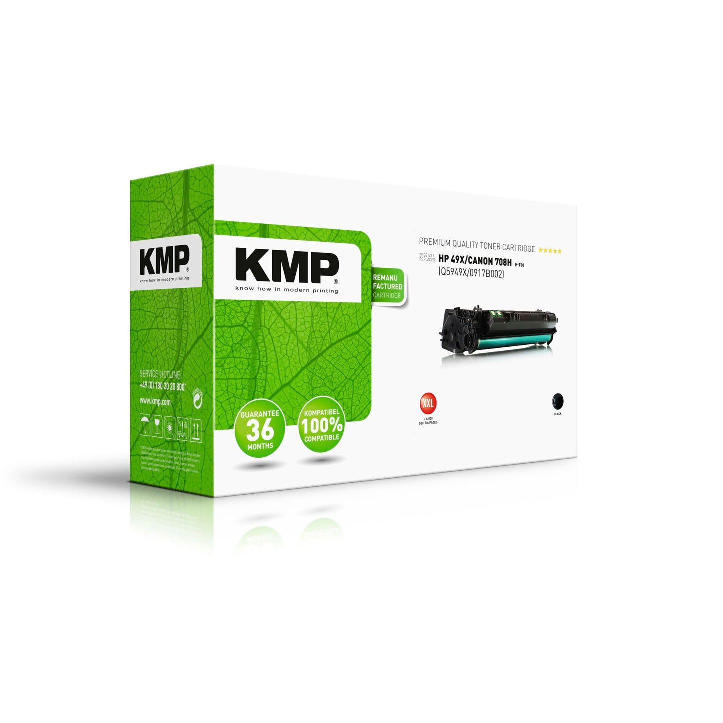 KMP H-T80 Toner black XXL compatible with HP Q 5949 X