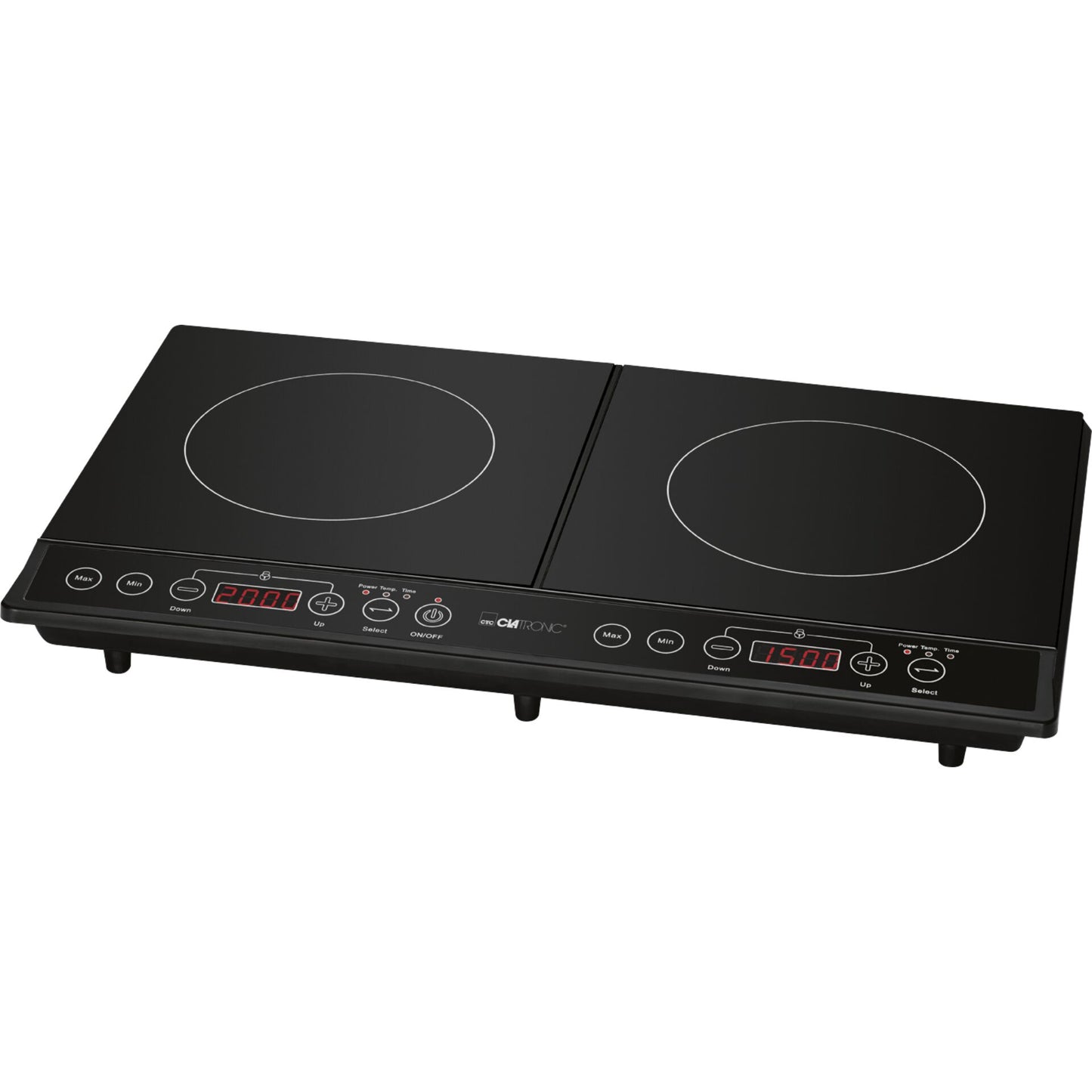 Clatronic DKI 3609 black Induction Double Hotplate