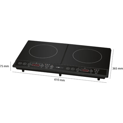 Clatronic DKI 3609 black Induction Double Hotplate