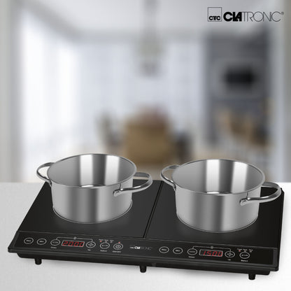 Clatronic DKI 3609 black Induction Double Hotplate