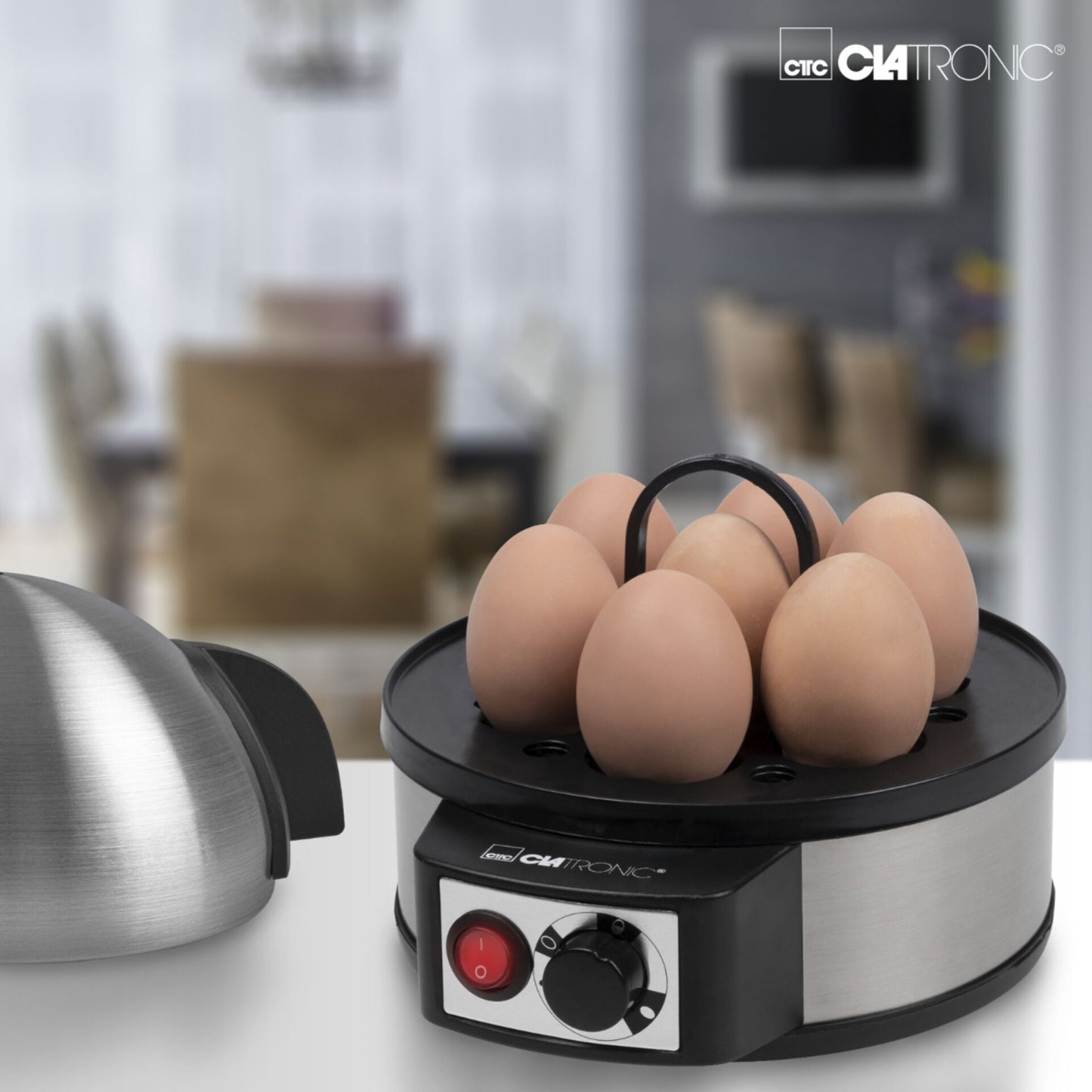 Clatronic EK 3321 inox Egg Boiler