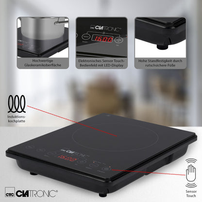 Clatronic EKI 3569 black Induction Hotplate