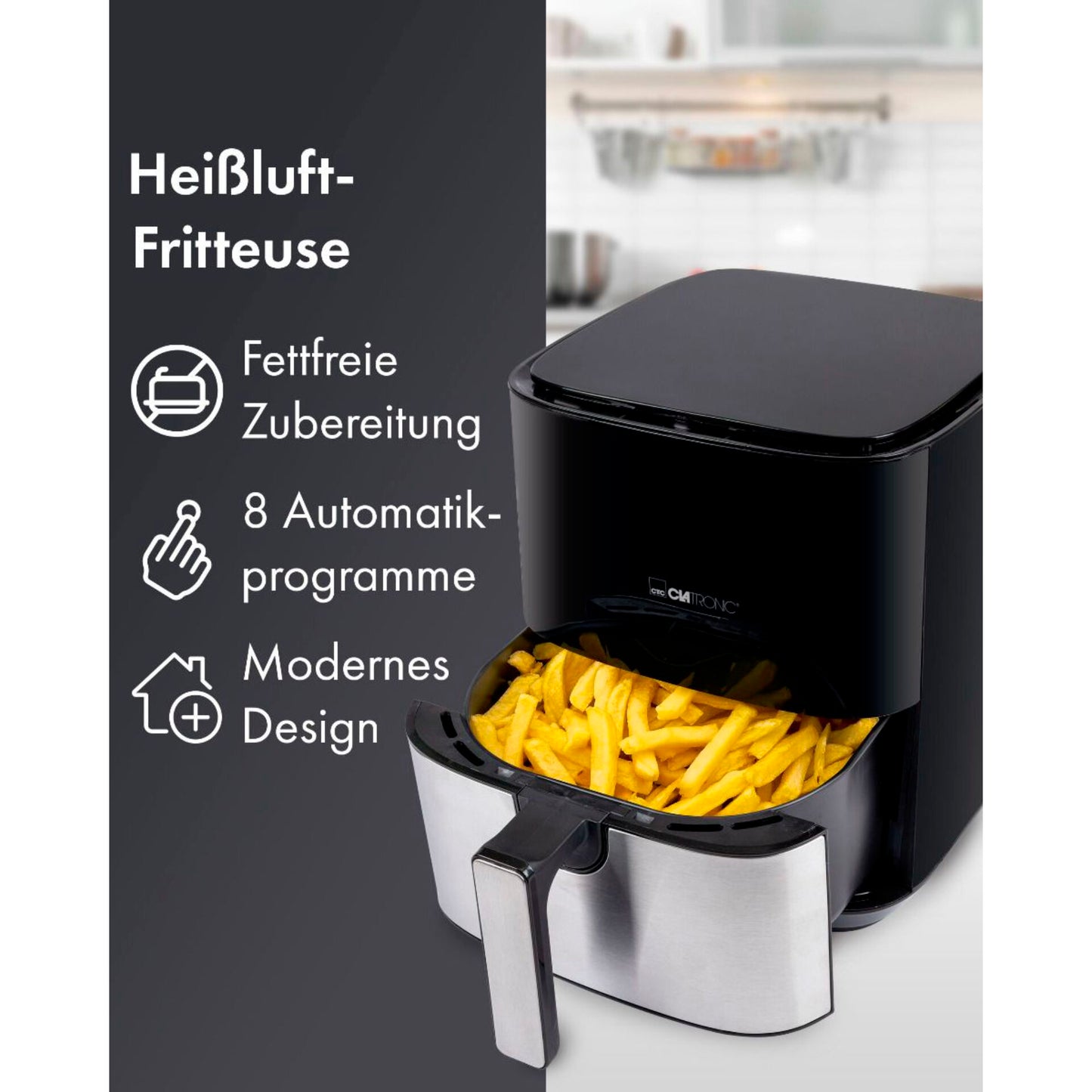 Clatronic FR 3782 H inox Air Fryer