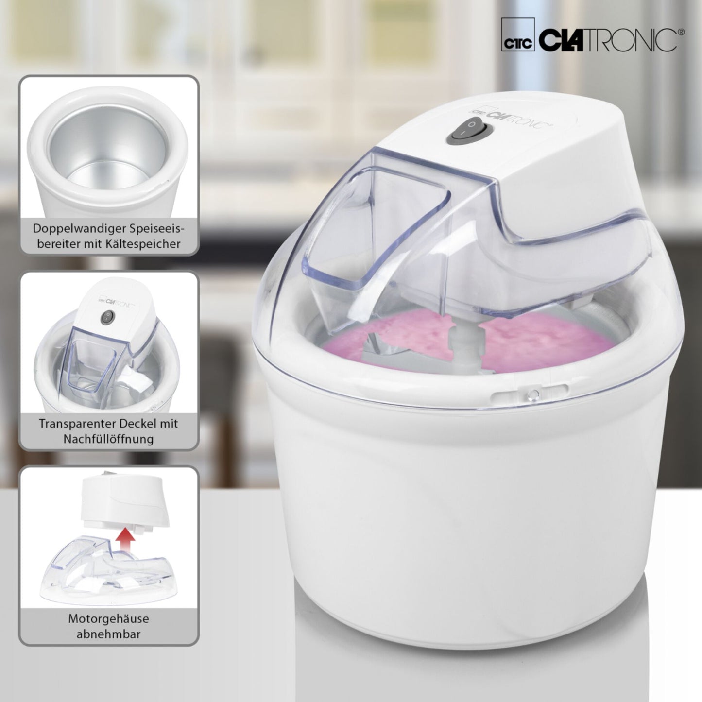 Clatronic ICM 3764 white Ice Machine 1,5L