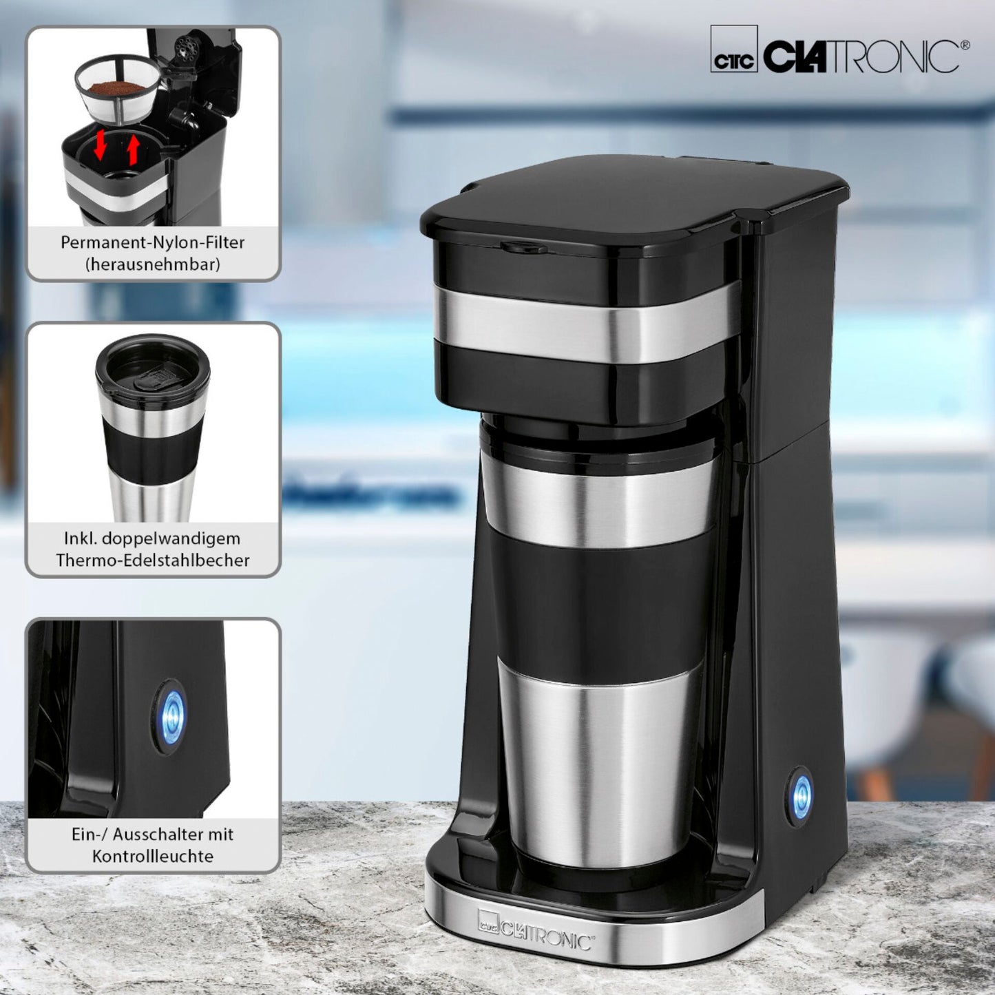 Clatronic KA 3733 Coffee to go Coffee Maker