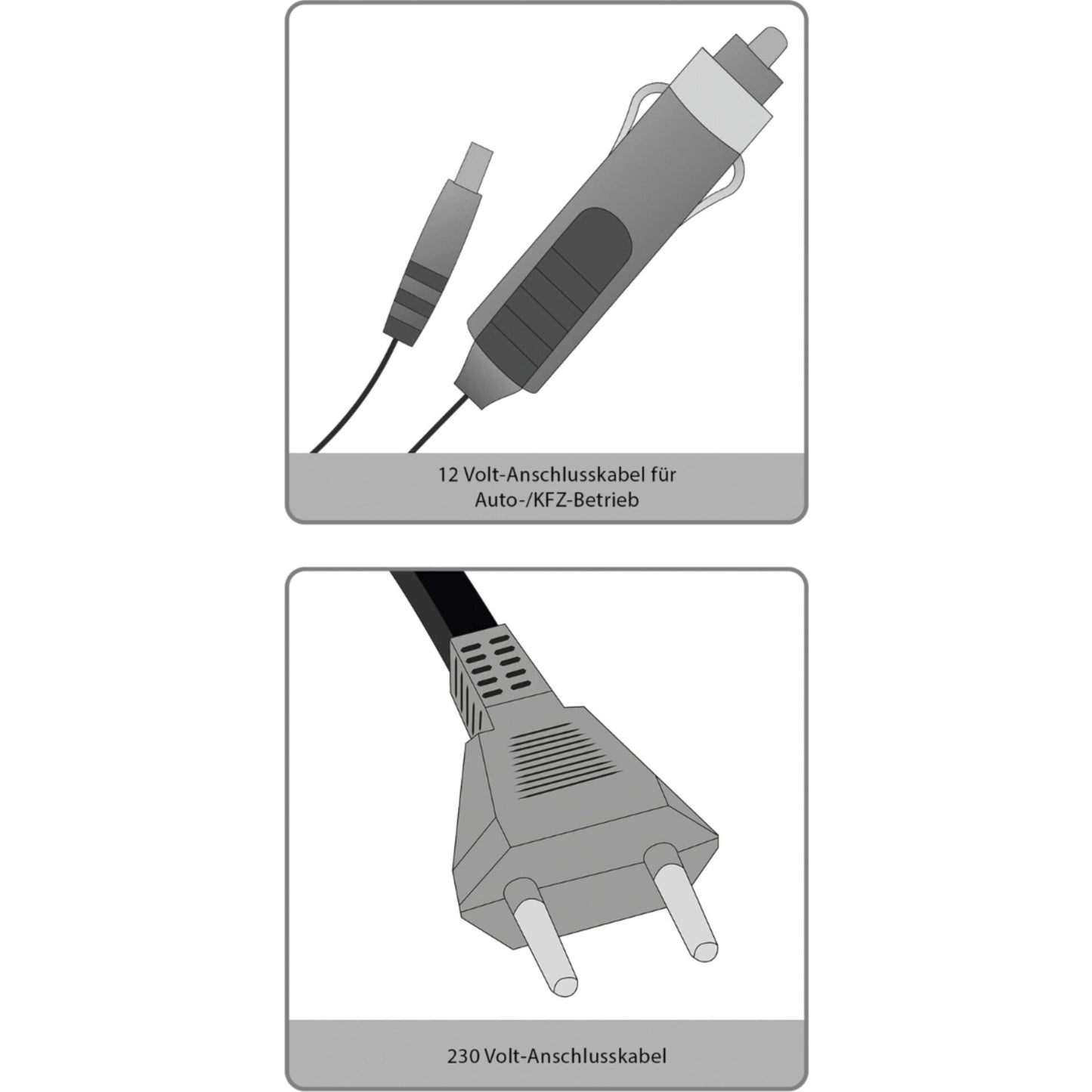 Clatronic KB 3713 N red-grey Cool Box 12 & 230 Volt