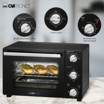 Clatronic MBG 3726 black Multi Oven