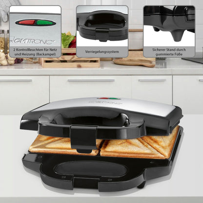 Clatronic ST 3778 black-inox Sandwich Toaster