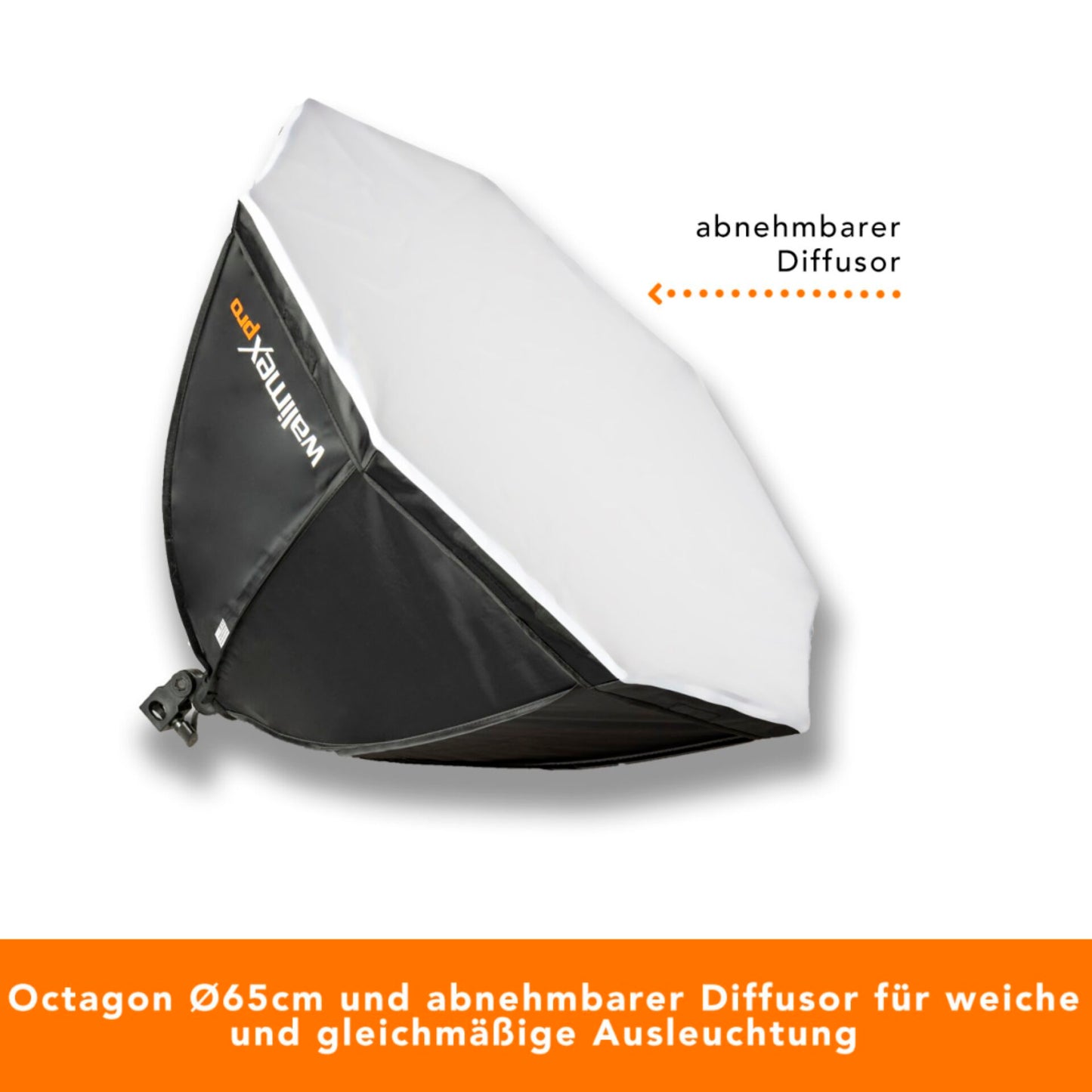walimex pro LED 60W Octagon Ø65cm   Bi color