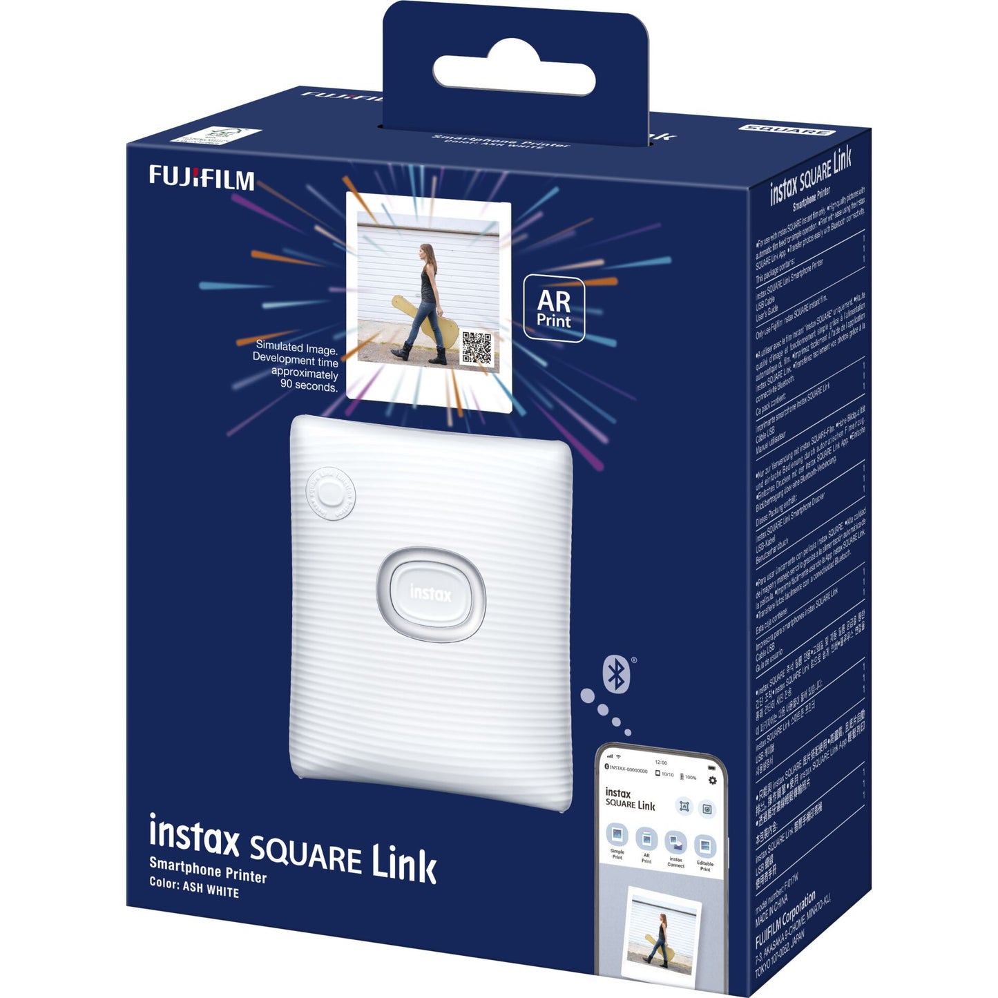 Fujifilm instax SQUARE SQ Link EX D Ash White