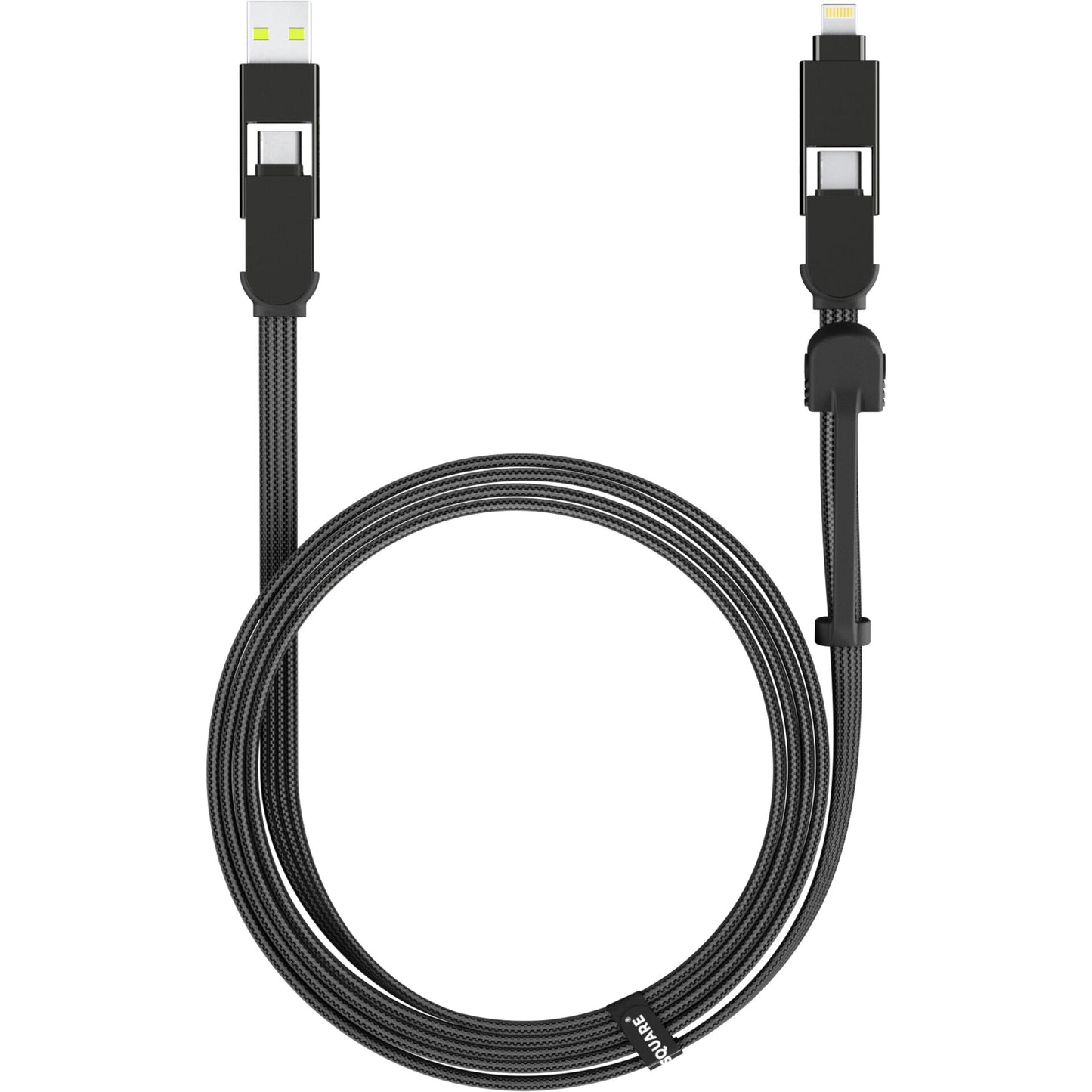 Rolling Square inCharge XL Cable 2m Black
