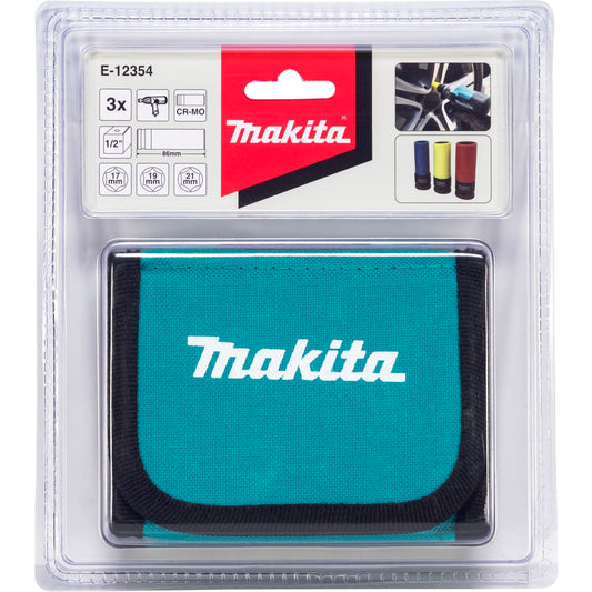 Makita E-12354 Socket Set 3pcs    1/2