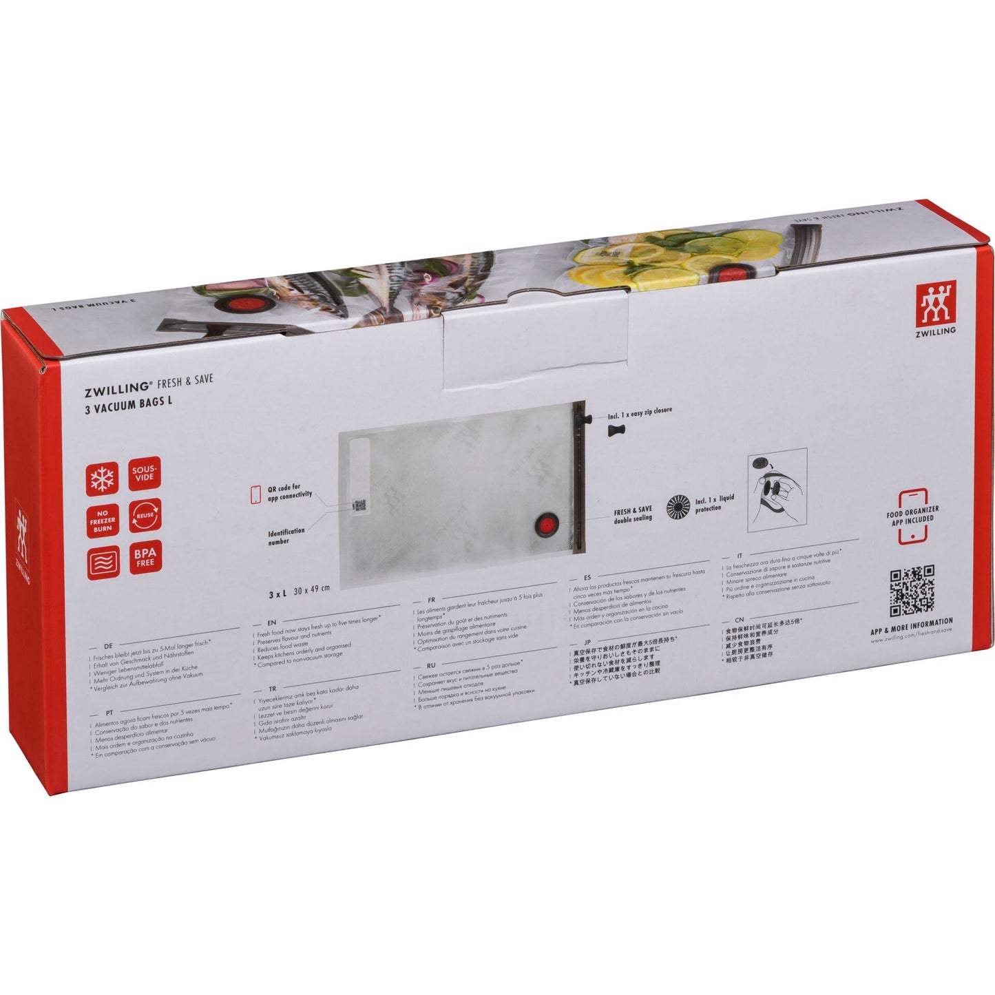 Zwilling Fresh&Save Vacuum Bag Set 3 pcs.