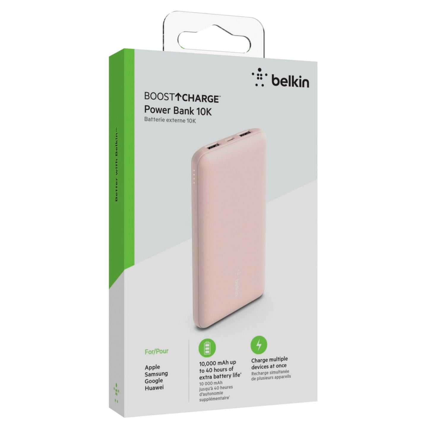Belkin BOOST Charge pi.10.000mAh 15W+USB-A/C Kab. 15cm BPB011btRG
