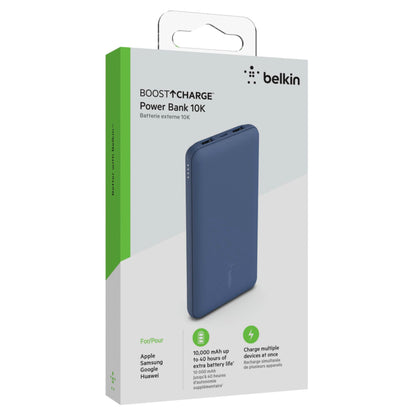 Belkin BOOST Charge bl.10.000mAh 15W+USB-A/C Cab. 15cm BPB011BTBL