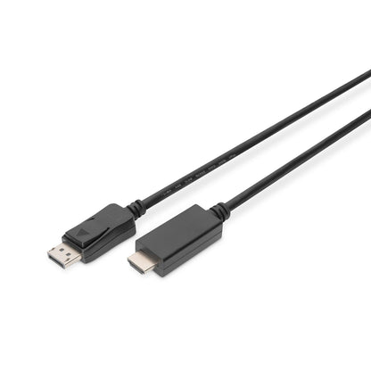 DIGITUS DisplayPort Adaptercable DP-HDMI Typ A 3m AK-340303-030-S