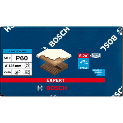 Bosch Sanding Pad C470,125mm K60,50x EXPERT