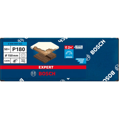 Bosch Sanding Pad C470,150mm K180,50x EXPERT