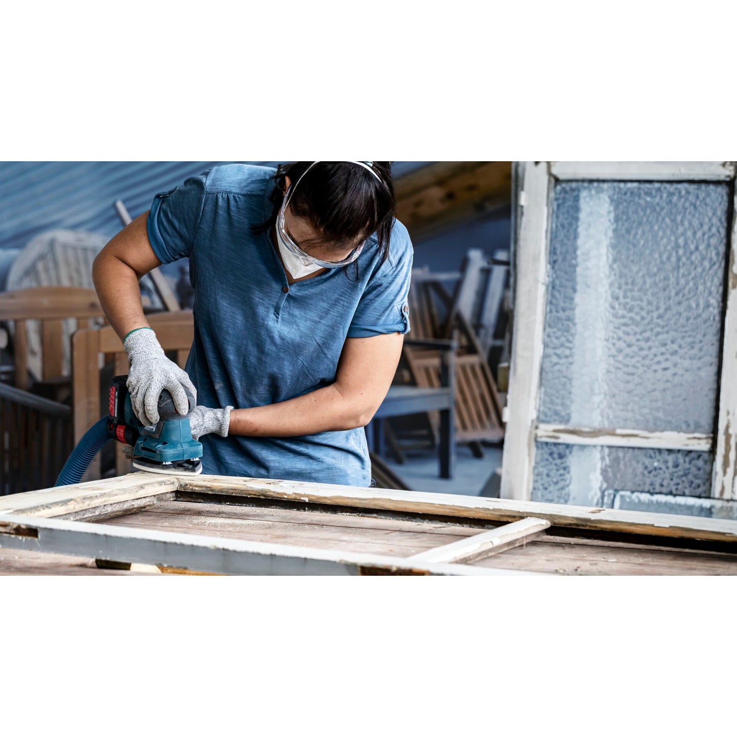 Bosch Sanding Pad C470,100x150 mm,K240,10x