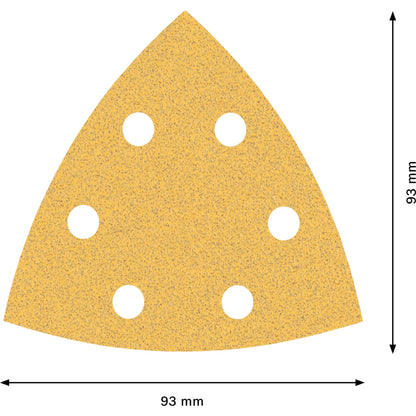 Bosch Sanding Pad C470,93mm,K8 0, 5x EXPERT