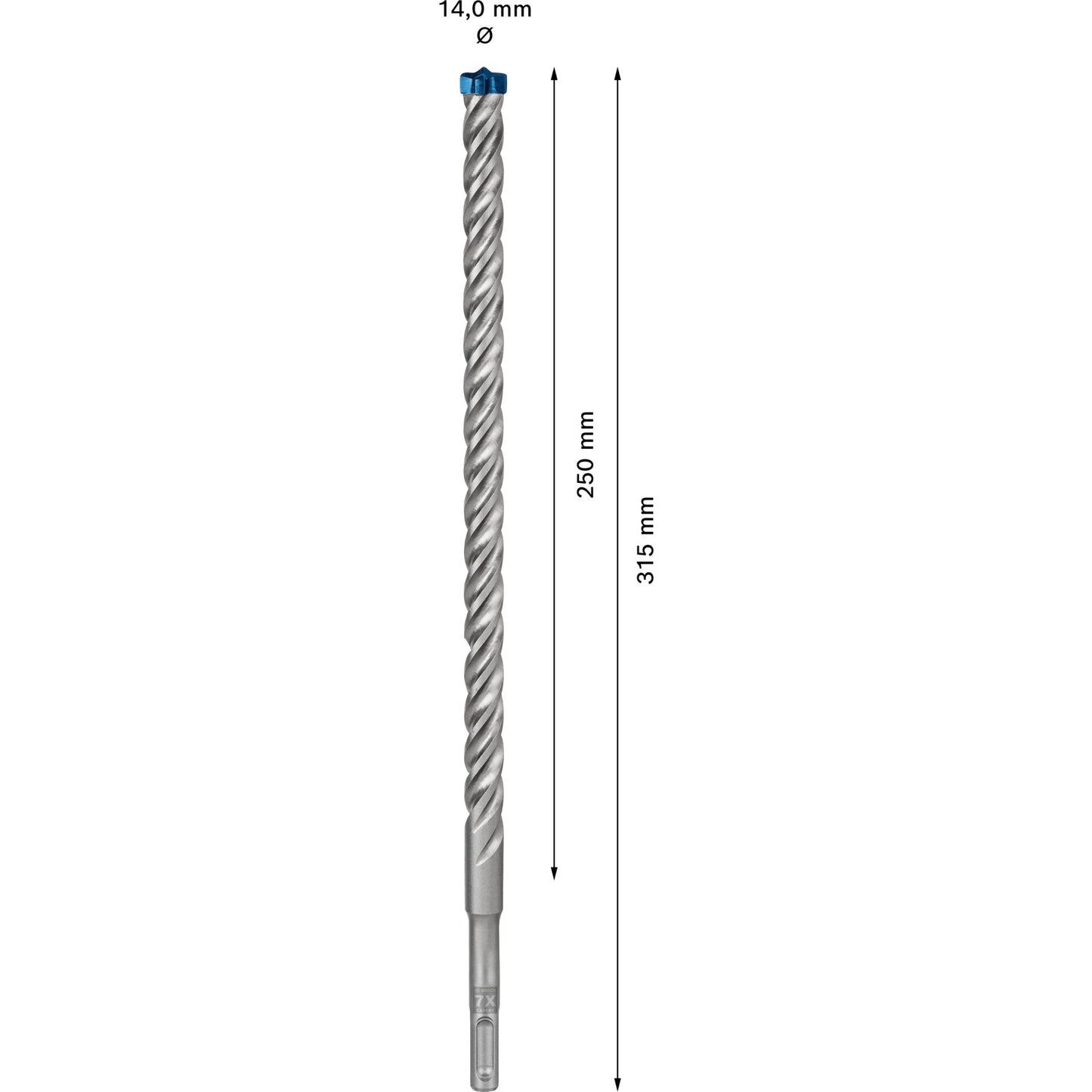 Bosch  SDS plus-7X 14x250x315mm EXPERT