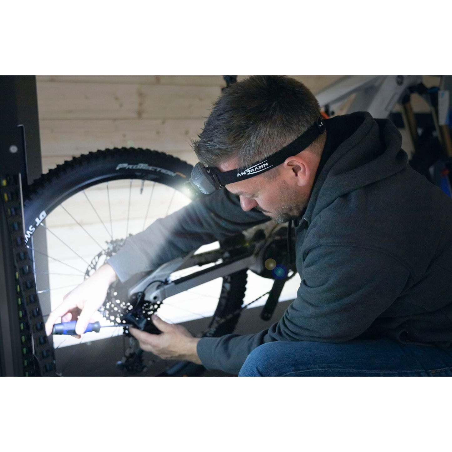 Ansmann Headlight HD450FRS Dimmable Li-Ion, USB-C 1600-0528