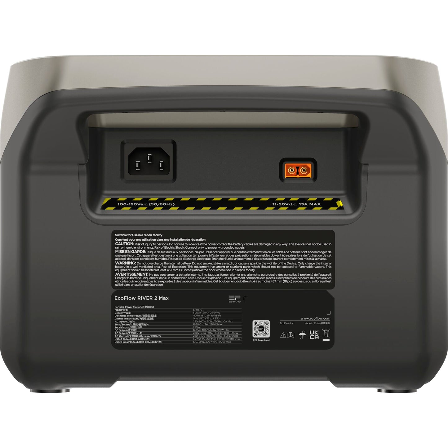 EcoFlow RIVER 2 MAX Lithium Power Station 512Wh