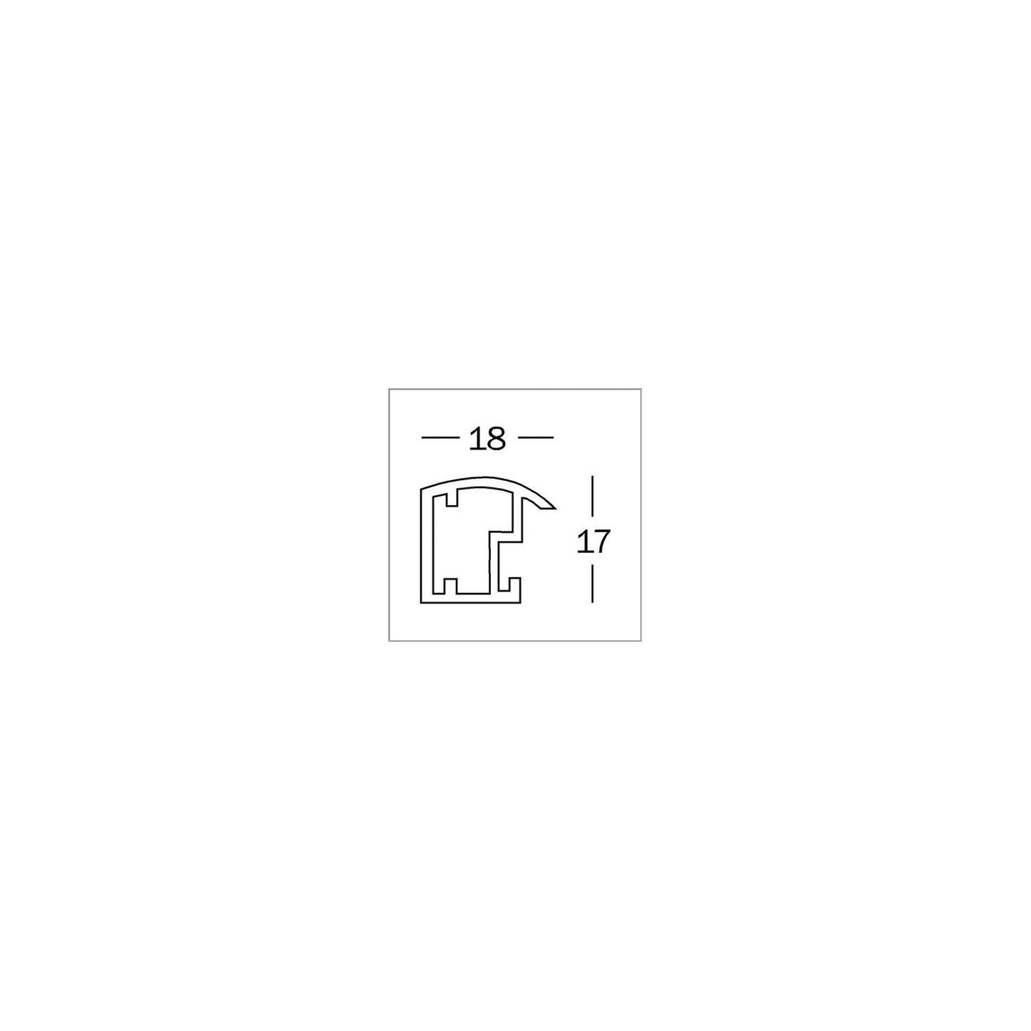 Walther Trendstyle steel 20x30 Resin KP030D