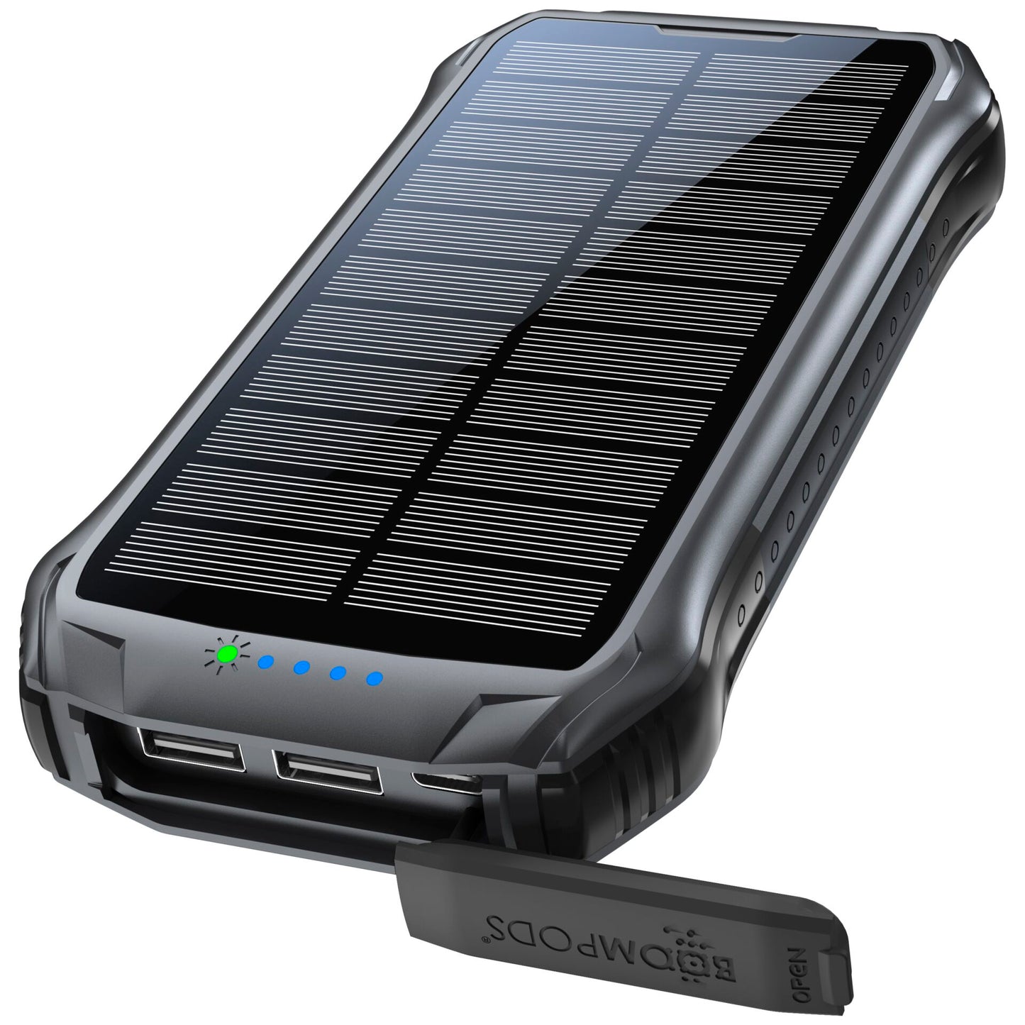 Boompods Neutron Solar Powerbank 10.000mAh black