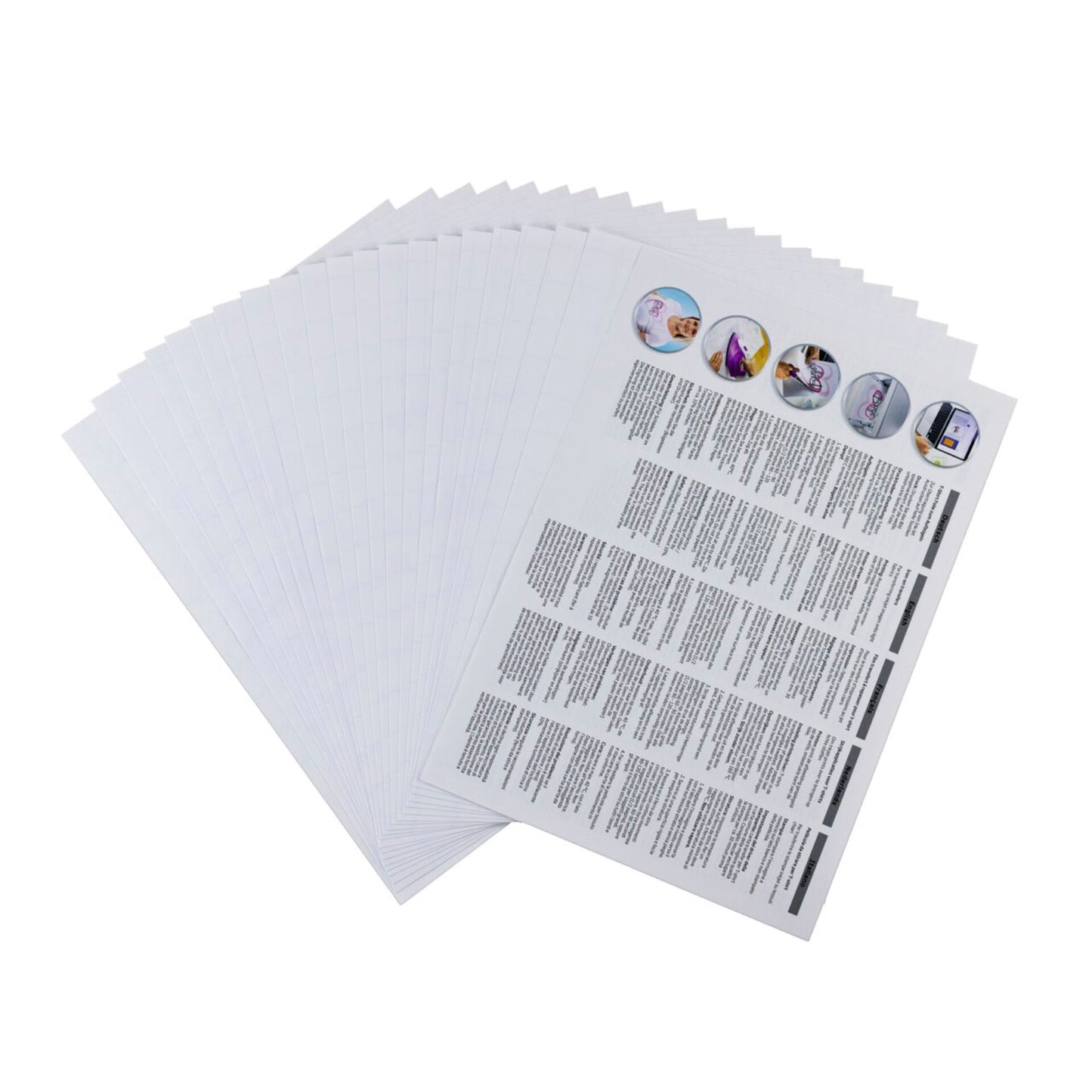 Herma T-Shirt Foil A4 for light + white Textiles  20 Sheets 4525